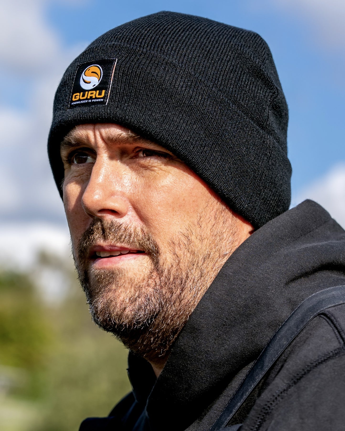 Patch Beanie Black