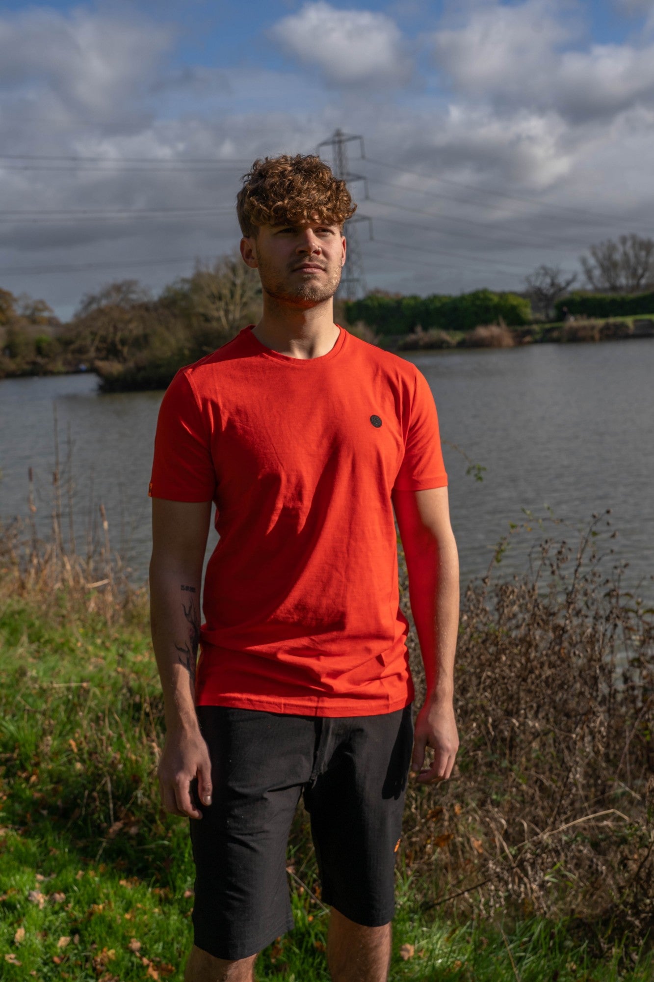 Semi Logo Tee Red