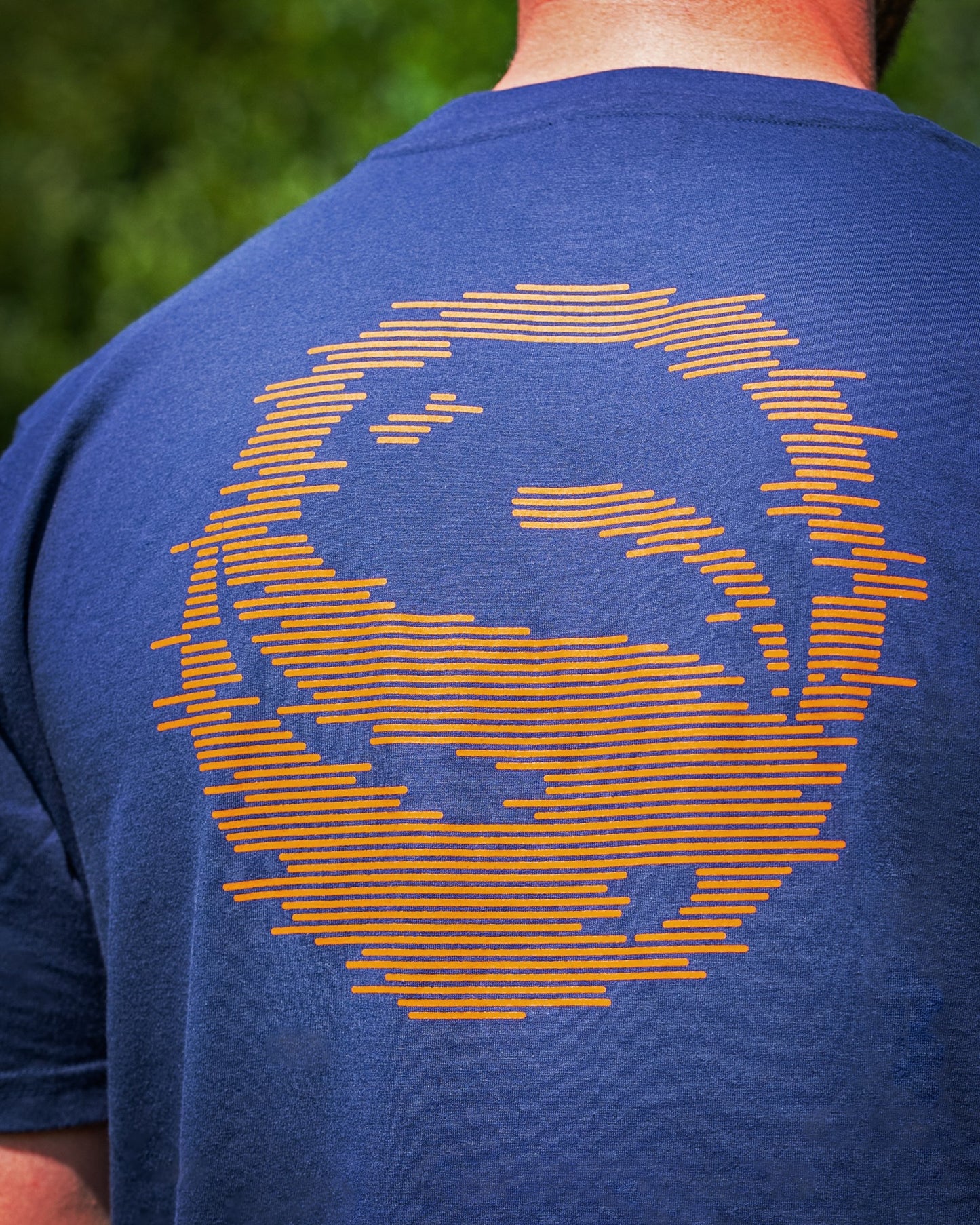 Glitch Tee Navy