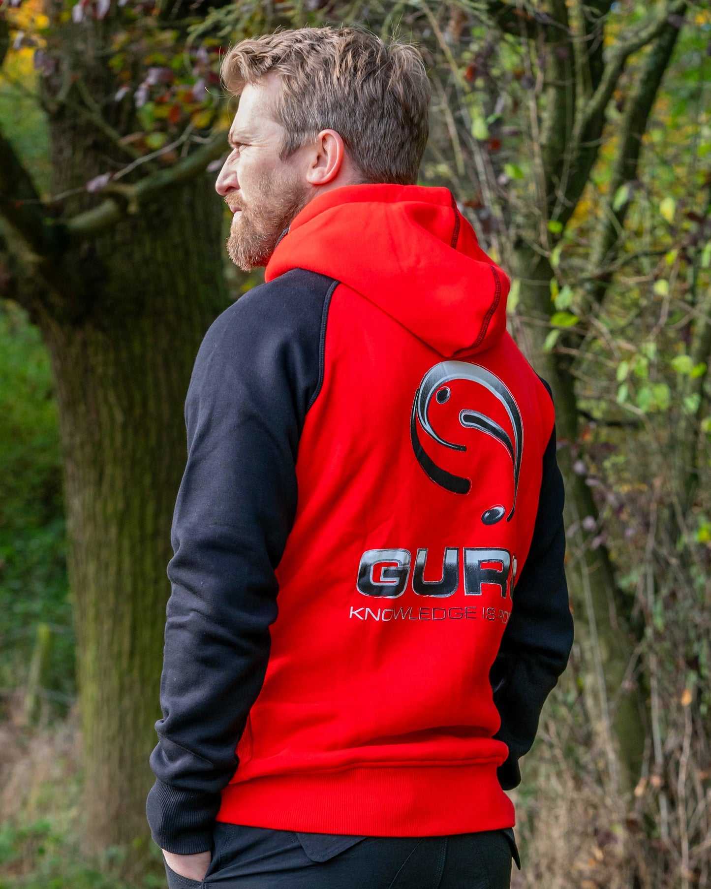 Hoodie Red/Black