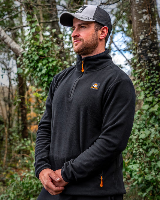 Guru 1/4 Zip Fleece Black