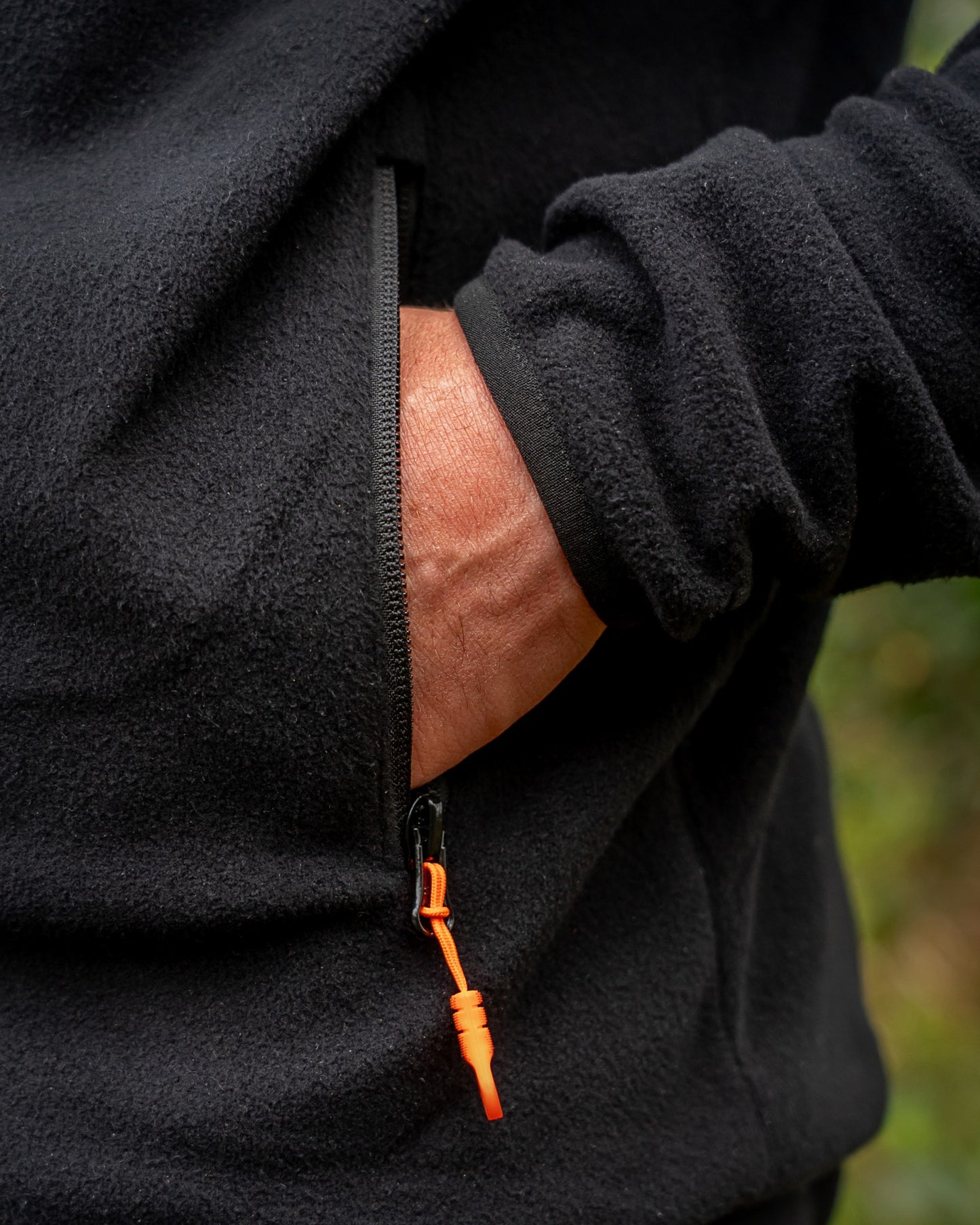 Guru 1/4 Zip Fleece Black