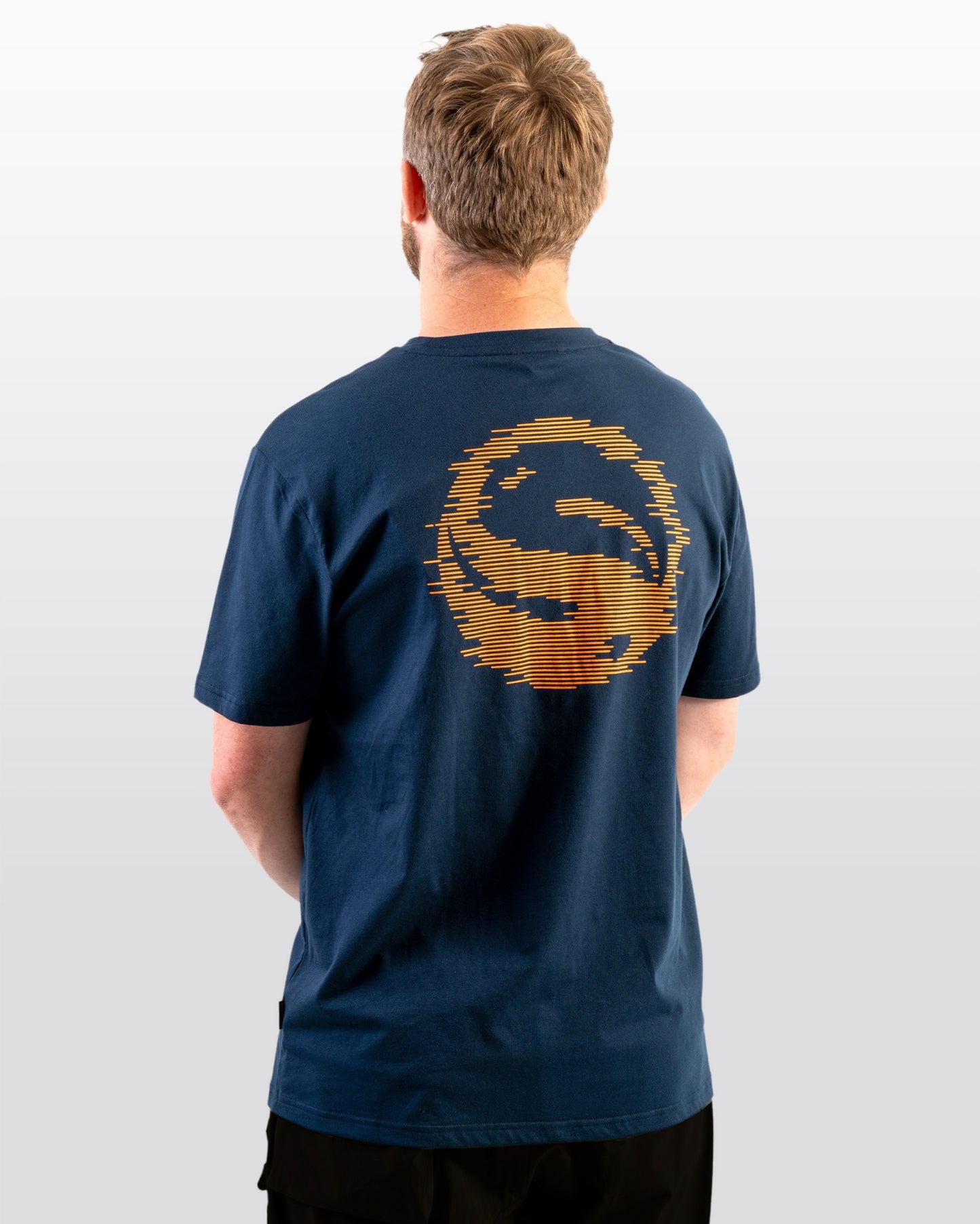 Glitch Tee Navy