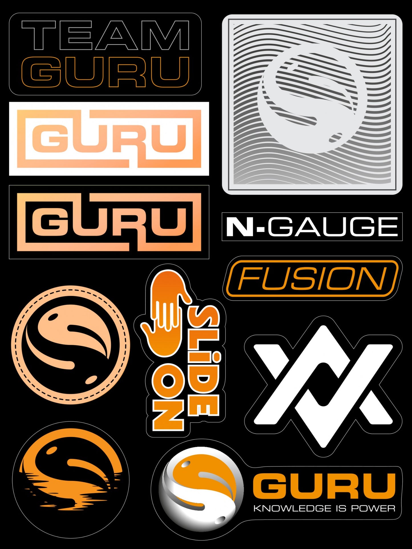 Guru Sticker Pack 001 Slide On Edition