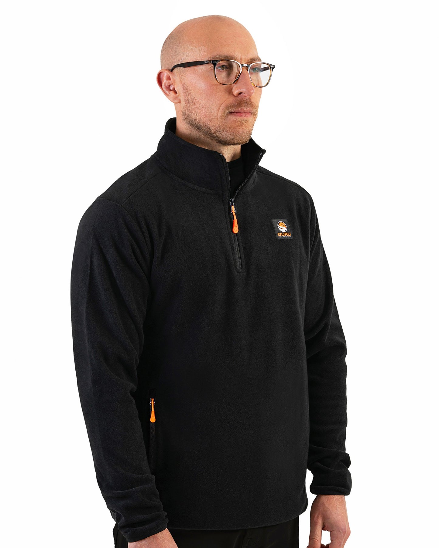 Guru 1/4 Zip Fleece Black